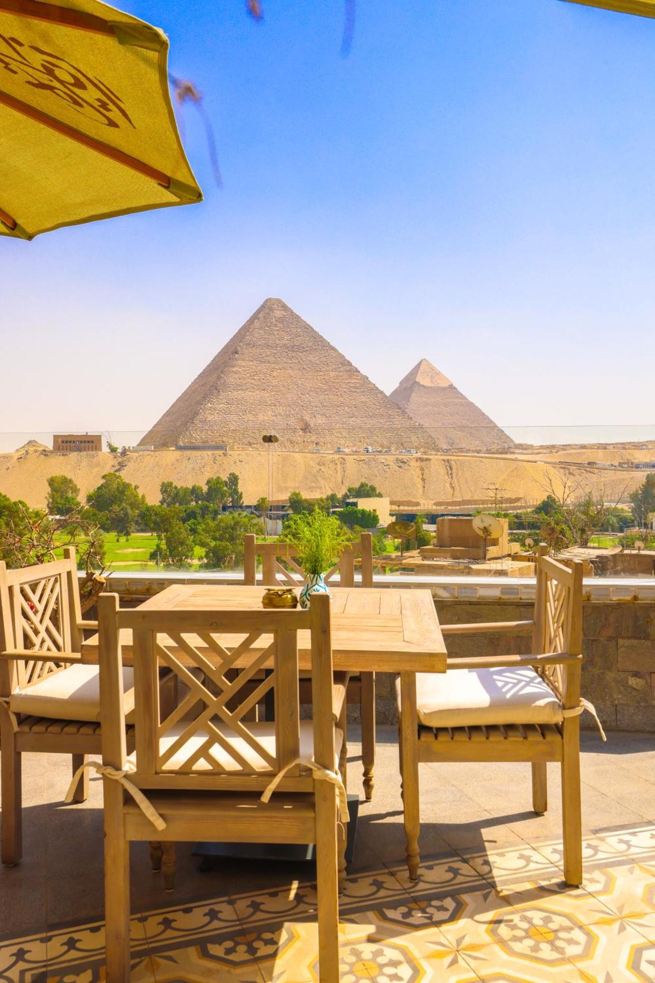 Onyx Pyramids Boutique Hotel Al Kawm al Akhdar Esterno foto